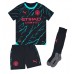 Cheap Manchester City Erling Haaland #9 Third Football Kit Children 2023-24 Short Sleeve (+ pants)